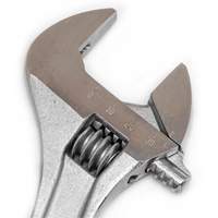 Adjustable Wrench - Boxed, 10" L, 1-5/16"/34 mm Max Width, Chrome Seaboard Timber Mart
