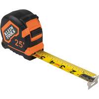 Tape Measure with Belt Clip, 25', 1/16" Graduations Seaboard Timber Mart