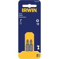 Embouts de tournevis &agrave; ins&eacute;rer, Phillips, #2, Prise 1/4" Seaboard Timber Mart