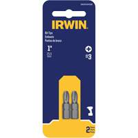 Embouts de tournevis &agrave; ins&eacute;rer, Phillips, #3, Prise 1/4" Seaboard Timber Mart