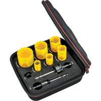 Deep Cut Hole Saw Kit, 9 Pieces Seaboard Timber Mart