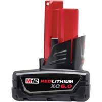 M12 Redlithium XC6.0 Battery, Lithium-Ion, 12 V, 6 Ah Seaboard Timber Mart