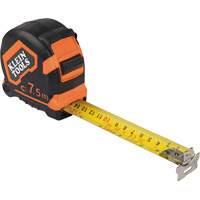 Magnetic Double-Hook Tape Measure, 7.5 m, 1/16"/1 mm Graduations Seaboard Timber Mart