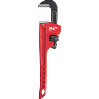 Cl&eacute; &agrave; tuyau, Cap des m&acirc;choires 1-1/2", Longueur 10", Fini Rev&ecirc;tement en poudre, Prise Ergonomique Seaboard Timber Mart