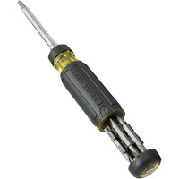 15-in-1 Multi-Bit Ratcheting Screwdriver, 8-3/4" L, Cushion Grip Handle Seaboard Timber Mart