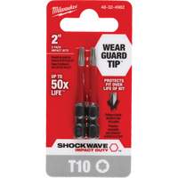 Embout de tournevis Shockwave Impact Duty, Torx, T-10, Prise 1/4" Seaboard Timber Mart