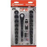 Mechanic's Tool Set, 25 Pcs, 3/8" Drive Size Seaboard Timber Mart