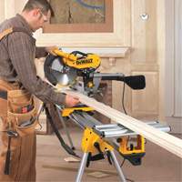 Double Bevel Sliding Compound Mitre Saw with Stand Seaboard Timber Mart