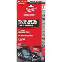 Lames-ruban pour coupes de m&eacute;taux extr&ecirc;mes, Acier rapide, 30-9/16" lo x 1/2" la x &eacute;paisseur 0,02", 12/14 dents par pouce Seaboard Timber Mart