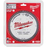 Lame de scie circulaire pour la coupe d'aluminium, 7-1/4", 56 dents, Pour Plastique/Fibre de verre/Non ferre Seaboard Timber Mart