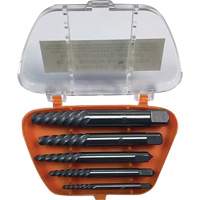 Drillco&reg; Screw Extractor Set with Drills, Carbide, 5 Pieces Seaboard Timber Mart