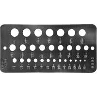 Drillco&reg; Fractional Sizes Drill Gauge Seaboard Timber Mart