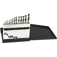 Drillco&reg; Metric Jobber Length Drill Bit Set, 13 Pieces, High Speed Steel Seaboard Timber Mart