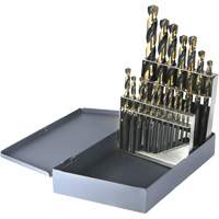 Drillco&reg; Metric Jobber Length Drill Bit Set, 19 Pieces, High Speed Steel Seaboard Timber Mart