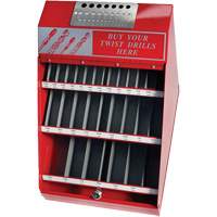 Drillco&reg; Fractional Drill Bit Display Set, 540 Pieces Seaboard Timber Mart
