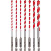 Shockwave Hammer Drill Bit Kit, 7 Pieces, Carbide Seaboard Timber Mart