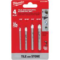 Natural Stone Bit Set, 4 Pieces, Carbide Seaboard Timber Mart