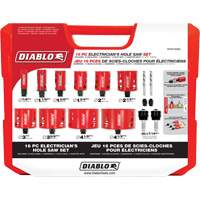 Ensemble de scie-cloche bim&eacute;tallique pour &eacute;lectricien, 16 morceaux Seaboard Timber Mart