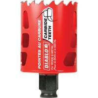 Wood & Metal Hole Saw, 2", 2-3/8" Depth of Cut, Carbide Seaboard Timber Mart