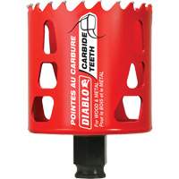 Wood & Metal Hole Saw, 2-5/8", 2-3/8" Depth of Cut, Carbide Seaboard Timber Mart