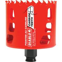 Wood & Metal Hole Saw, 3", 2-3/8" Depth of Cut, Carbide Seaboard Timber Mart