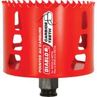 Wood & Metal Hole Saw, 3-1/2", 2-3/8" Depth of Cut, Carbide Seaboard Timber Mart