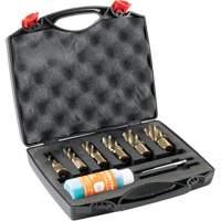 Ensemble de fraises annulaires &agrave; carotter SST, Bronze, Profondeur de la coupe de 1", Tige 3/4" Seaboard Timber Mart