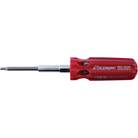Tournevis multi-embouts m&eacute;triques Hex-Calibre, Prise Plastique Seaboard Timber Mart