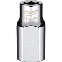 SAE Socket with Four Flat Sides, 3/8", 1/2" Drive, 6 Points Seaboard Timber Mart