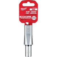 SAE Socket with Four Flat Sides, 3/8", 1/2" Drive, 6 Points, Deep Seaboard Timber Mart