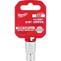 SAE Socket with Four Flat Sides, 11/32", 3/8" Drive, 6 Points Seaboard Timber Mart