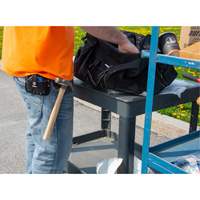 Porte-outil &agrave; anneau en acier, Support pour marteau, Cuir, 0 Poches Seaboard Timber Mart