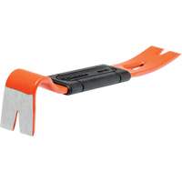 Flat Pry Bar with Grip, 1-1/4" W, 7" L Seaboard Timber Mart