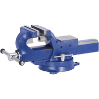JADV-6 Super Heavy-Duty Bench Vise, 6" Jaw Width, 3-6/10" Throat Depth Seaboard Timber Mart