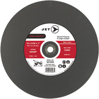 A24GP Power Abrasive Cut-Off Wheel, 20" x 5/32", 1" Arbor, Type 1, 3000 RPM Seaboard Timber Mart