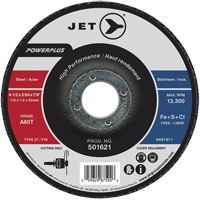 A60T PowerPlus Cut-Off Wheel, 4-1/2" x 3/64", 7/8" Arbor, Type 27, 13300 RPM Seaboard Timber Mart