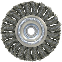 3K114 Brosse &agrave; fil nou&eacute;, non filet&eacute;, Dia. 3-1/4", Fils 0,014", Arbre 3/8"-1/2 Seaboard Timber Mart