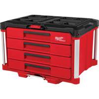 Boîte &agrave; outils avec 4 tiroirs PackOut, 16-3/10" x 22-1/5" x 14-3/10", Rouge Seaboard Timber Mart