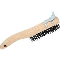 4SHWSC Brosse &agrave; r&eacute;curer manuelle, Acier au carbone, 4 x 16 rangs de fils, Longueur 10" Seaboard Timber Mart