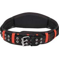 5" Padded Belt, Black/Red Seaboard Timber Mart
