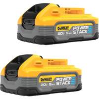 2 batteries POWERSTACK, Lithium-ion, 20 V, 5 Ah Seaboard Timber Mart