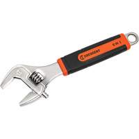 Adjustable Wrench, 8" L, 2-1/5"/31 mm Max Width, Chrome/Polished Seaboard Timber Mart