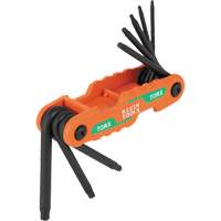 Compact Folding Hex Key Set, 8 Pcs., Torx&reg; Seaboard Timber Mart
