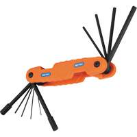 Pro Folding Hex Key Set, 10 Pcs., Metric Seaboard Timber Mart