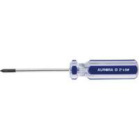Blue Transparent Striped Philips Screwdriver, #0, Plastic Handle Seaboard Timber Mart