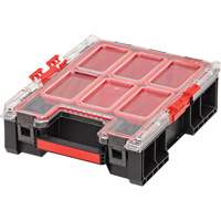 Organisateur moyen haut avec bacs Arx, 10-2/5" x 14-3/10" x 4-1/5", Noir Seaboard Timber Mart