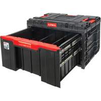 Arx&reg; Single Drawer Toolbox, 11-1/5" W x 18-3/10" D x 9-1/10" H, Black/Red Seaboard Timber Mart