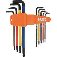 Jeu de cl&eacute; hex de style L extra longues et chromocod&eacute;es avec support, 9 mcx, Imp&eacute;rial Seaboard Timber Mart