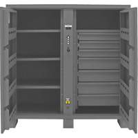 Armoire de rangement pour le chantier, Acier, 59 pi³, Gris Seaboard Timber Mart