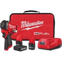 Fuel Stubby Impact Wrench Kit, 12 V, 3/8" Socket Seaboard Timber Mart